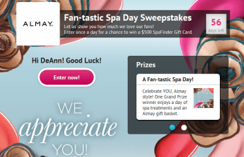 Almay-Sweepstakes