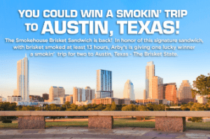 Arbys-Sweepstakes