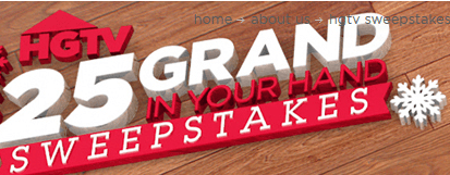 HGTV-Sweepstakes