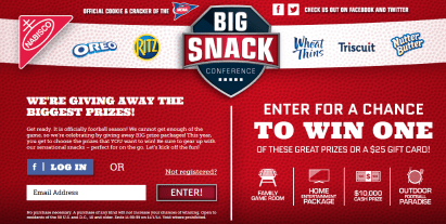 Nabisco-Sweepstakes
