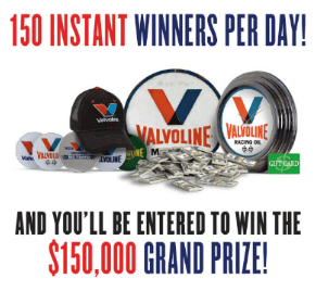 Valvoline-Sweepstakes